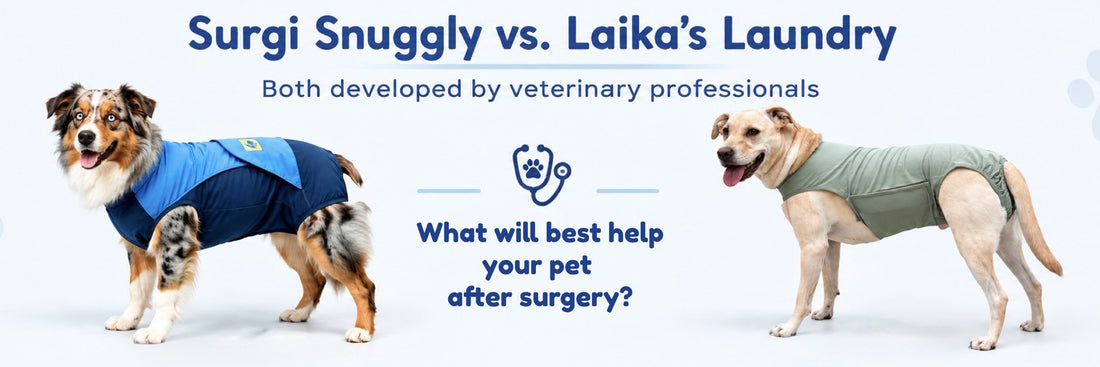 Surgi Snuggly Vs. Laika's Laundry - Veterinarian Designed Recovery Suits